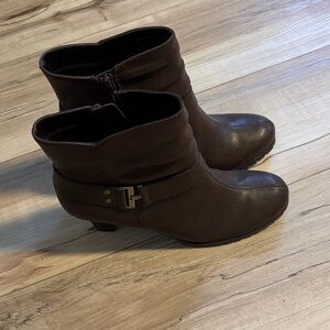 A2 by Aerosoles Brown Ankle Boots